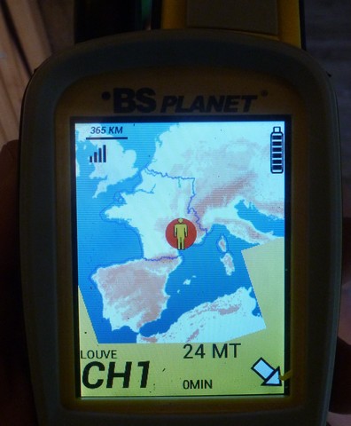 BS Planet BS 3000 EVOMAP écran